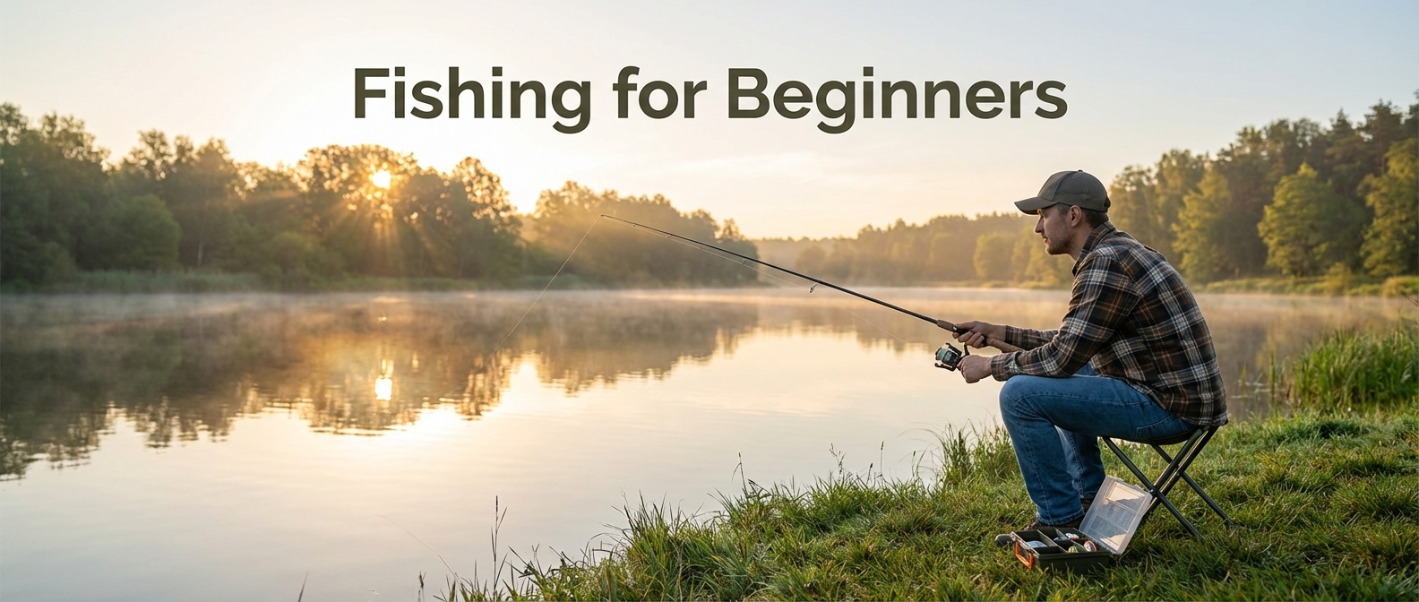 A_high-quality_photorealistic_hero_image_of_a_beg Fishing for Beginners