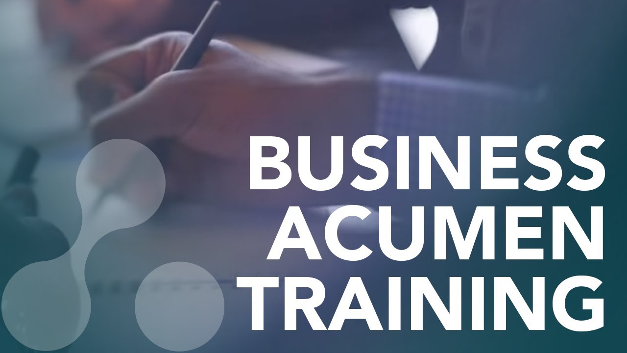 Award-winning business acumen training - training, business