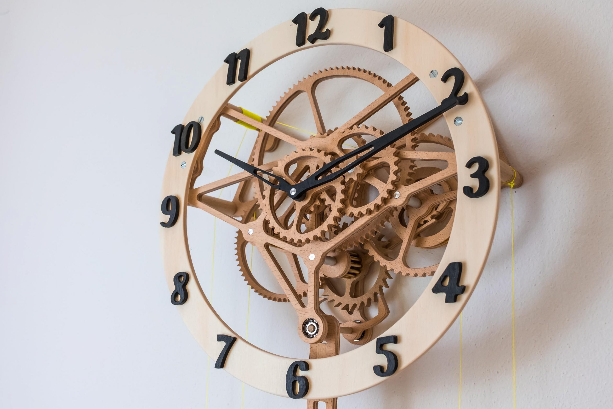 mechanical kitchen wall clock