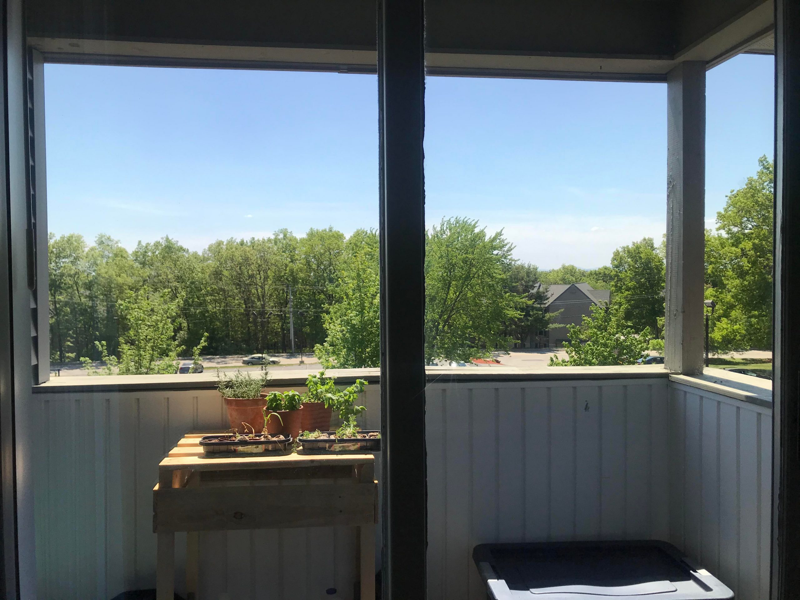 How to turn our patio into a greenhouse? We live on the third floor of