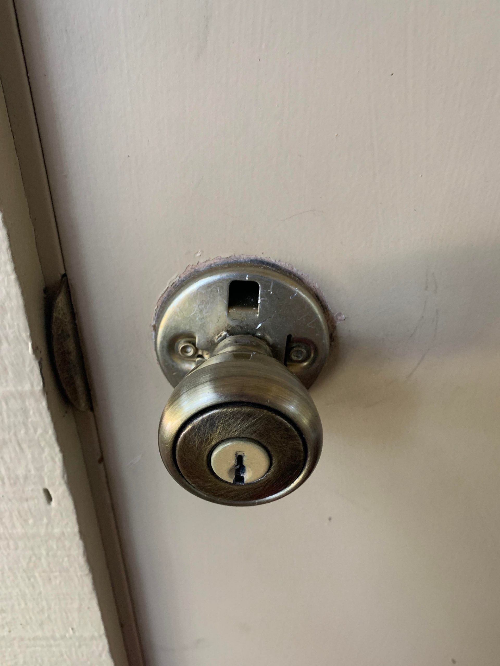 How can I unlock this door? It’s a closet, don’t have the key, ok with
