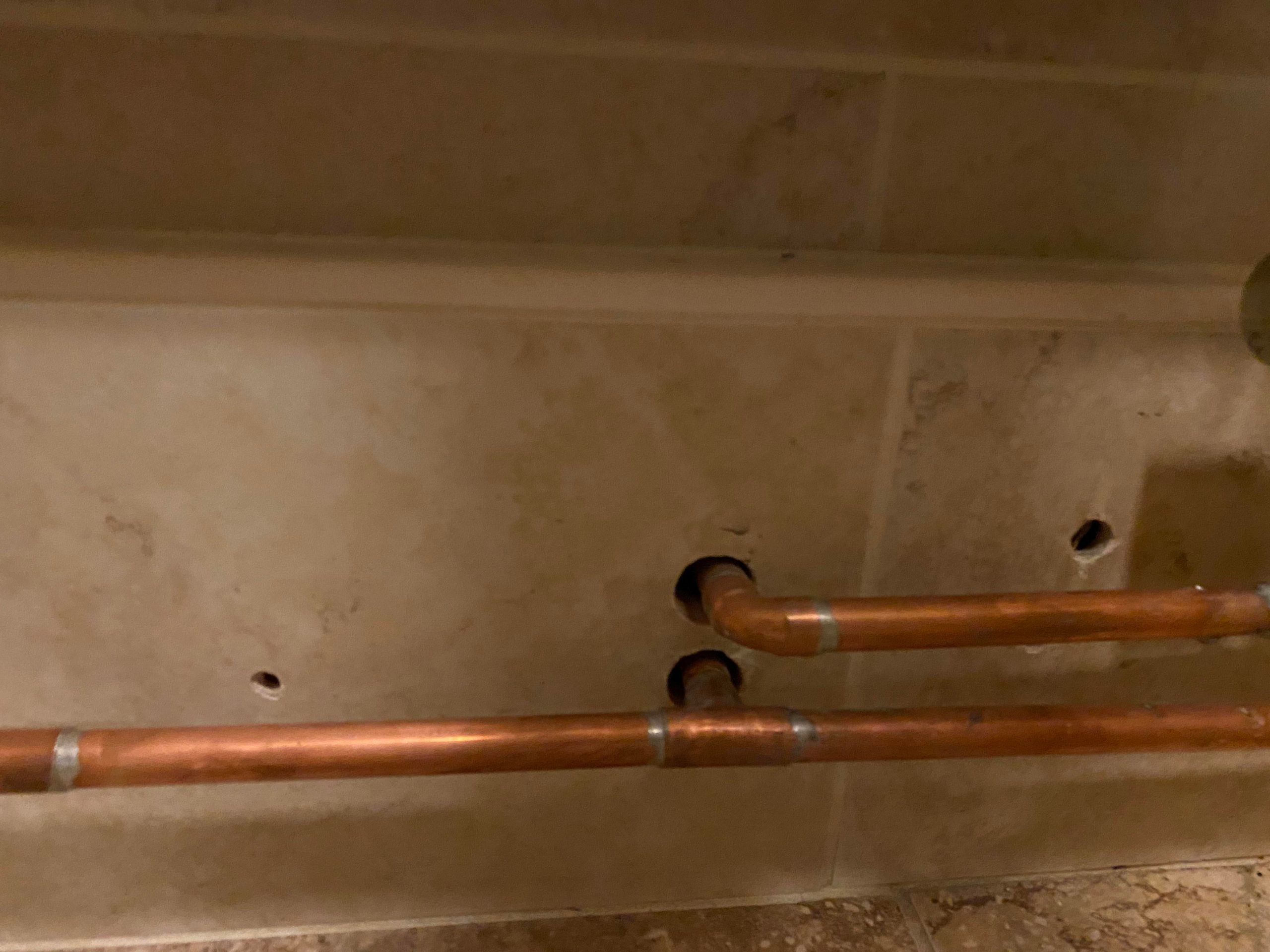 How to fill these holes in tiles?