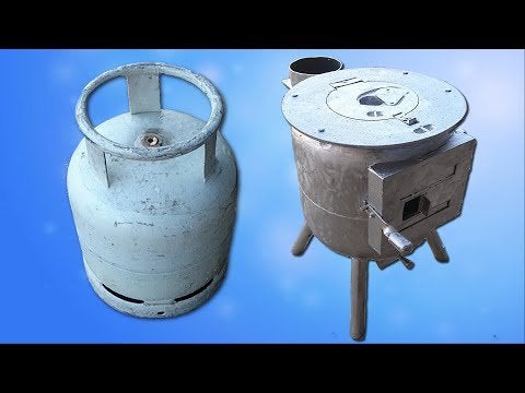 1lupyWEUTkkjk00jJ  V CuViT7jSKvDZ6QLSXJNwr4 - How to make an Amazing Mini Stove with a gas bottle - Making Camping Stove - Result Perfect - hobbies, crafts