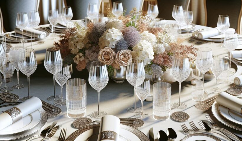How To Plan For The Biggest Day Of Your Life: Your Wedding Day 21 Wedding Day: Elegant reception table arrangement featuring low-profile centerpieces designed to facilitate unobstructed conversation.
