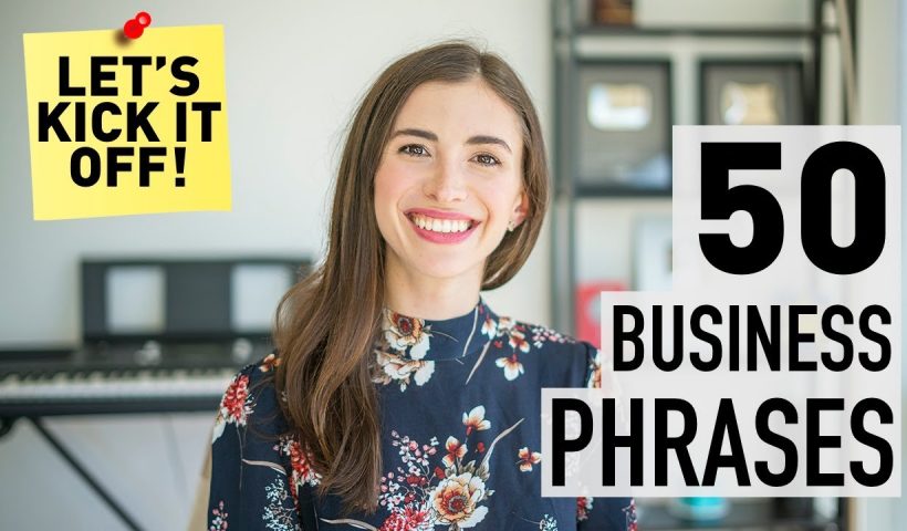 50 PHRASES IN BUSINESS ENGLISH - training, business