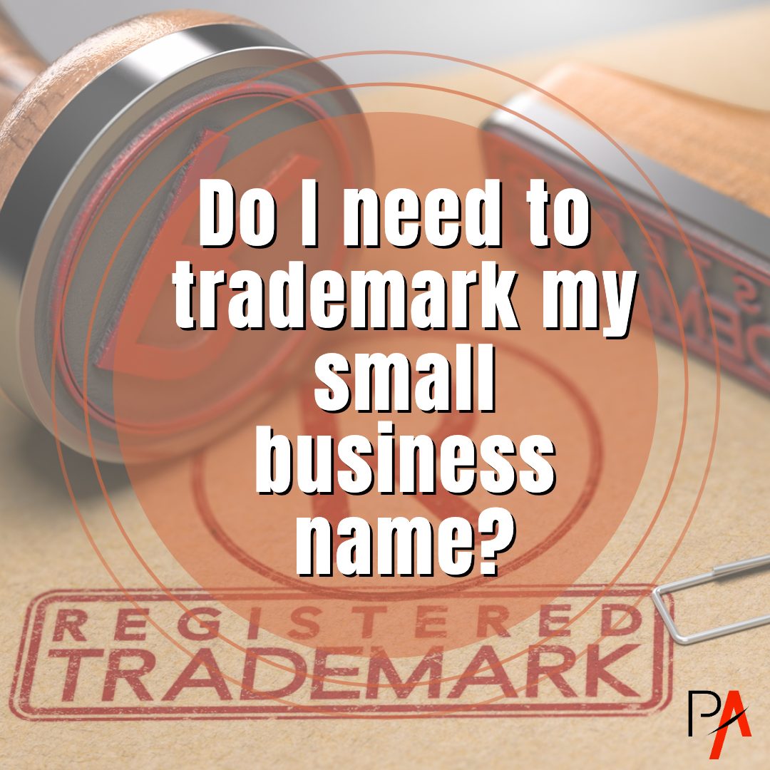 Do I need to trademark my small business name? how to start a business