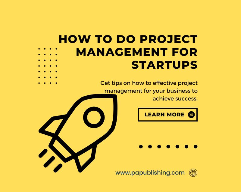 project management for startups