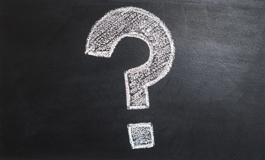 Question Mark on Chalk Board - question mark