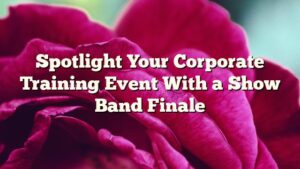 Spotlight Your Corporate Training Event With a Show Band Finale