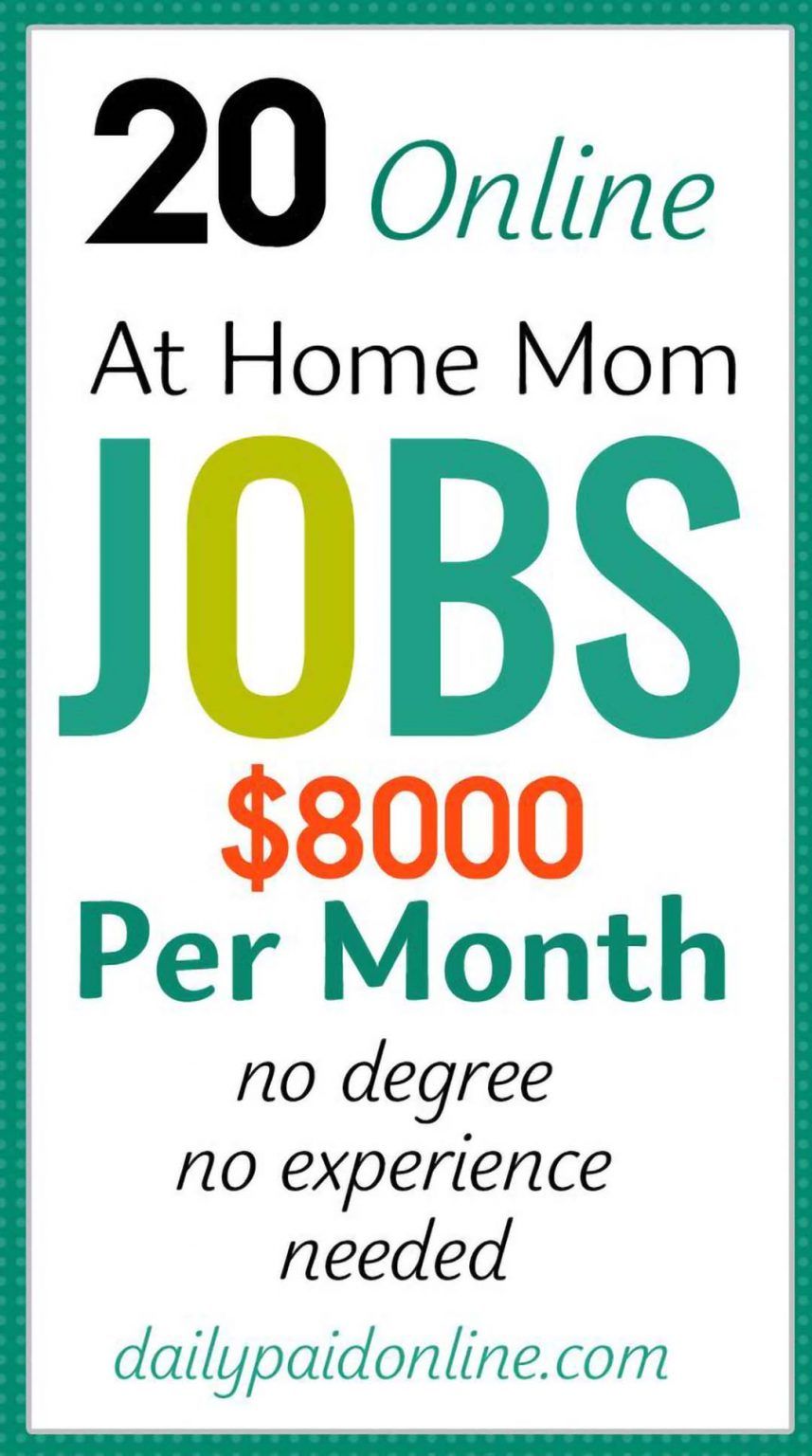 30 Best Work From Home Jobs for Moms & Housewives That Can Change Your Life - work-from-home