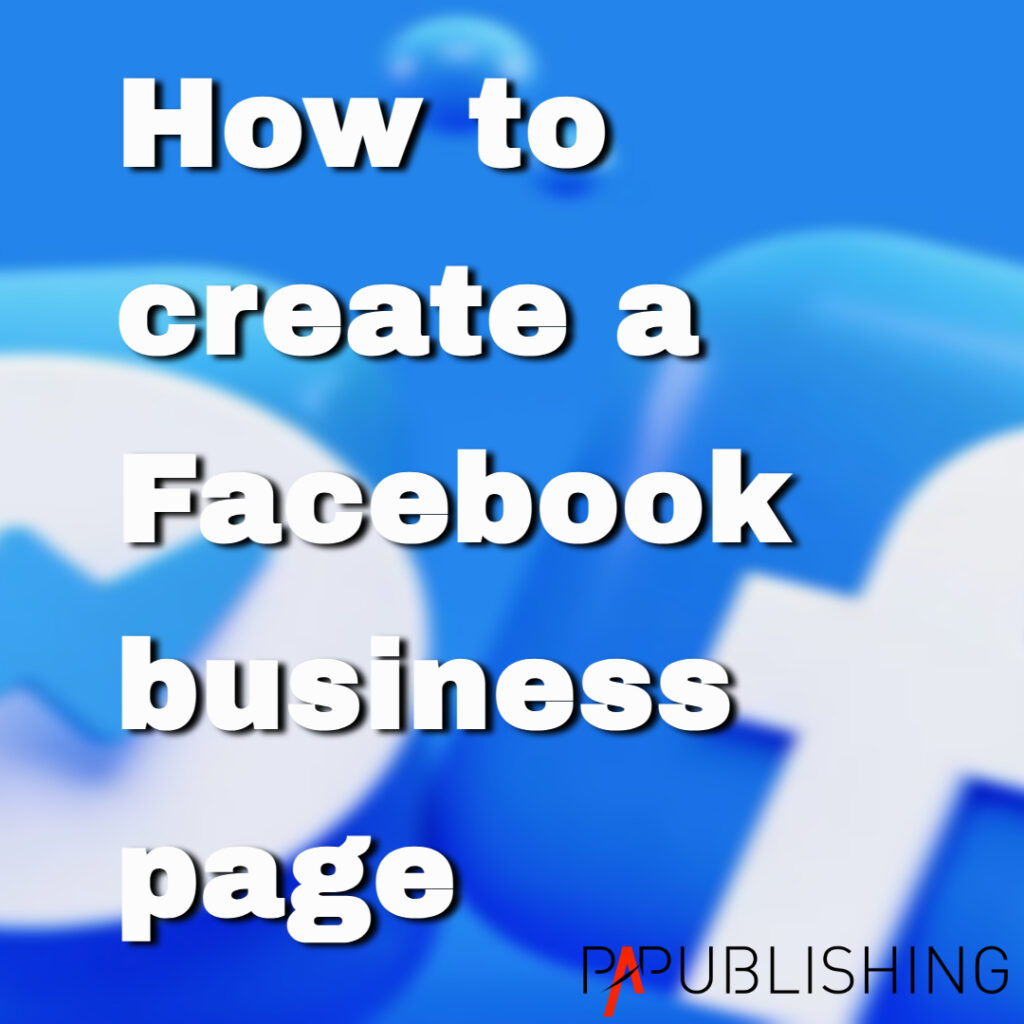how to create a facebook business page