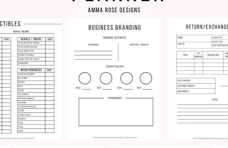 Business Planner Printable | Business Planner PDF | Business Planning | Business Planner | Business Bundle | 2023 Business | Small Business - work-from-home