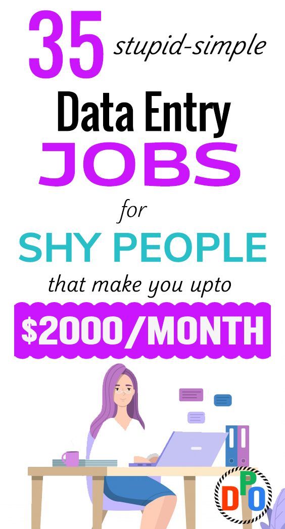 35 Stupid Simple Work At Home Data Entry Jobs for Shy People That Make Upto $2000 Monthly - work-from-home