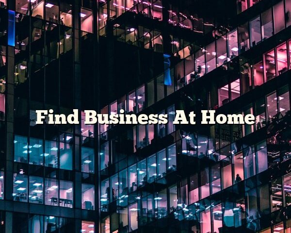 Find Business At Home