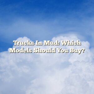 Trucks In Mud: Which Models Should You Buy?