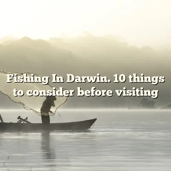 Fishing In Darwin. 10 things to consider before visiting