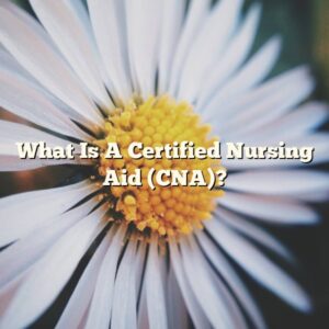 What Is A Certified Nursing Aid (CNA)?