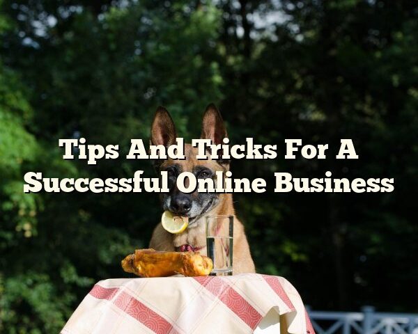 Tips And Tricks For A Successful Online Business