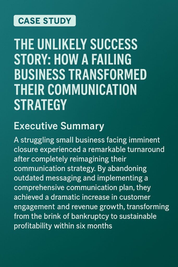 a green and white text on a green background - communication strategy