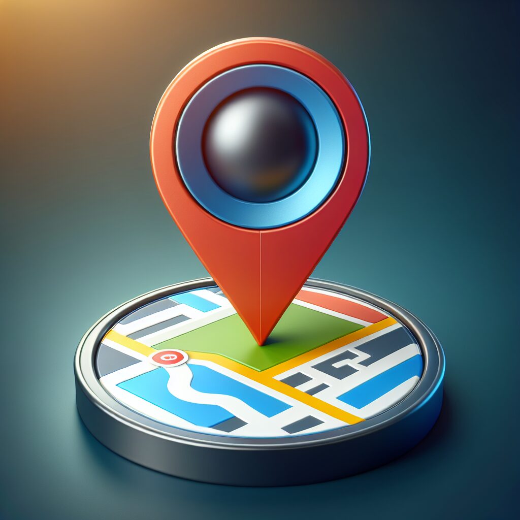 Map-Pin Keyword Placement for Location-Relevant On-Page SEO Map pin icon highlighting keyword placement for location-relevant on-page local SEO strategies for small business.
