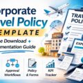 Corporate Travel Policy Template and Implementation Guide