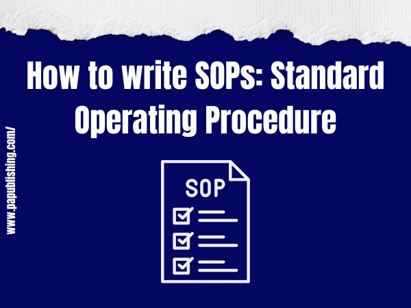 How to write SOPs | 8 Quick Steps 1 how to write SOPs