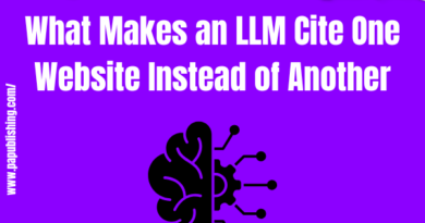 What Makes an LLM Cite One Website Instead of Another
