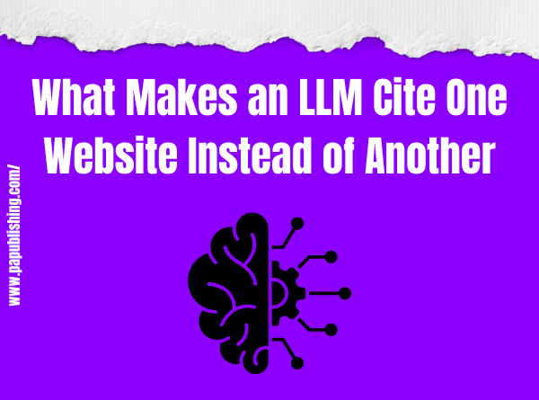 What Makes an LLM Cite One Website Instead of Another